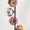 Koyoto Boule lumineuse, Lampadaire 33 cm Or, Clair, Cuivré, Fumé, 5 lumières