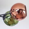 Koyoto Plafonnier, Boule lumineuse 59 cm Bleu, Vert, Cuivré, 6 lumières