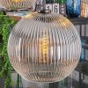 Koyoto Suspension, Boule lumineuse, Suspension Ambre, Clair, Fumé, 5 lumières