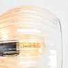 Koyoto Plafonnier, Boule lumineuse 59 cm Ambre, Clair, 6 lumières