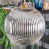 Koyoto Suspension, Boule lumineuse, Suspension Or, Noir, 5 lumières