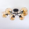 Ripoll Plafonnier, Boule lumineuse Ambre, 6 lumières