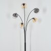 Koyoto Boule lumineuse, Lampadaire Ambre, Clair, Fumé, 5 lumières