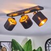 Alsen Plafonnier, Spot de plafond Noir, 3 lumières