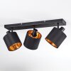 Alsen Plafonnier, Spot de plafond Noir, 3 lumières