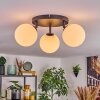 Gastor Plafonnier, Boule lumineuse Blanc, 3 lumières
