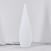 Dalon Lampadaire d\'extérieur, Lampadaire LED Blanc, 1 lumière, Télécommandes