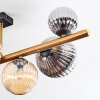 Chehalis Plafonnier, Boule lumineuse Or, Noir, 8 lumières