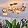 Chehalis Plafonnier, Boule lumineuse Or, Noir, 8 lumières