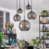 Koyoto Suspension, Boule lumineuse, Suspension Fumé, 5 lumières