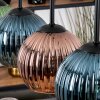 Koyoto Suspension, Boule lumineuse, Suspension Écru, Noir, 5 lumières