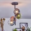 Chehalis Plafonnier, Boule lumineuse 27 cm Bleu, Chrome, Vert, Clair, Cuivré, Fumé, 4 lumières