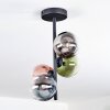 Chehalis Plafonnier, Boule lumineuse 27 cm Bleu, Chrome, Vert, Clair, Cuivré, Fumé, 4 lumières