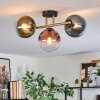 Gastor Plafonnier, Boule lumineuse Or, Noir, 3 lumières