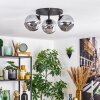 Ripoll Plafonnier, Boule lumineuse Fumé, 3 lumières Ripoll Plafonnier, Boule lumineuse Fumé, 3 lumières
