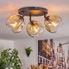 Ripoll Plafonnier, Boule lumineuse Ambre, Clair, 3 lumières