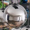 Koyoto Suspension, Boule lumineuse, Suspension Chrome, Fumé, 6 lumières