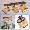 Ramila Plafonnier, Spot de plafond Noir, 3 lumières
