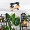 Ramila Plafonnier, Spot de plafond Noir, 2 lumières