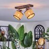 Ramila Plafonnier, Spot de plafond Noir, 2 lumières