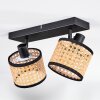 Ramila Plafonnier, Spot de plafond Noir, 2 lumières