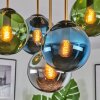 Gastor Plafonnier, Boule lumineuse 45 cm Laiton, Noir, 5 lumières