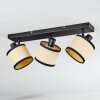 Chellas Plafonnier, Spot de plafond Noir, 3 lumières