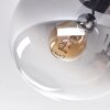 Gastor Plafonnier, Boule lumineuse 25 cm Clair, Fumé, 3 lumières