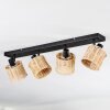 Cavaca Plafonnier, Spot de plafond Noir, 4 lumières