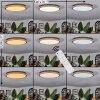 Coentral Plafonnier, Panel LED Noir, 1 lumière