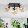 Chehalis Plafonnier, Boule lumineuse 48.5 cm Ambre, Clair, 3 lumières