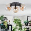 Chehalis Plafonnier, Boule lumineuse 48.5 cm Ambre, Clair, 3 lumières