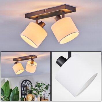 Bassagoda Plafonnier, Spot de plafond Noir, 2 lumières