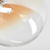 Chehalis Plafonnier, Boule lumineuse Ambre, Clair, 4 lumières
