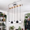 Bassagoda Suspension, Suspension Écru, Noir, 5 lumières