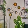 Koyoto Boule lumineuse, Lampadaire Bleu, Or, Vert, 5 lumières