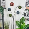 Koyoto Boule lumineuse, Lampadaire Bleu, Vert, Cuivré, 5 lumières