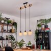 Cavaca Suspension, Suspension Écru, Noir, 3 lumières