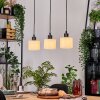 Bassagoda Suspension, Suspension Écru, Noir, 3 lumières