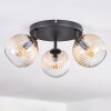Koyoto Plafonnier, Boule lumineuse Ambre, Clair, 3 lumières