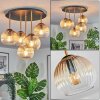 Koyoto Plafonnier, Boule lumineuse Laiton, Noir, 5 lumières