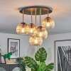 Koyoto Plafonnier, Boule lumineuse Laiton, Noir, 5 lumières