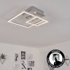 Plafonnier Buren LED Nickel mat, 1 lumière