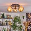 Koyoto Plafonnier, Boule lumineuse Ambre, 3 lumières