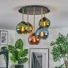 Koyoto Plafonnier, Boule lumineuse 45 cm Laiton, Noir, 5 lumières