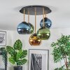 Koyoto Plafonnier, Boule lumineuse 45 cm Laiton, Noir, 5 lumières