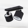Bassagoda Plafonnier, Spot de plafond Noir, 2 lumières