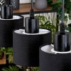 Bassagoda Suspension, Suspension Écru, Noir, 3 lumières