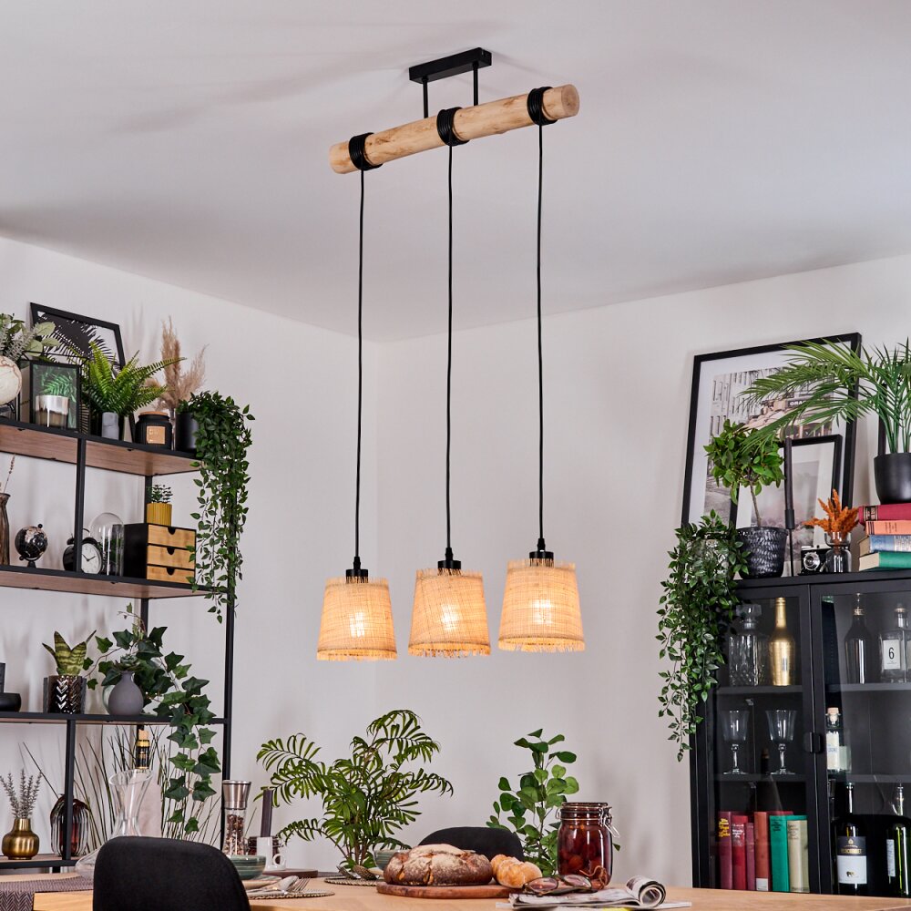 Lindberg Suspension, Suspension Écru, Noir, 3 lumières main product photo