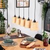 Lindberg Suspension, Suspension Écru, Noir, 5 lumières